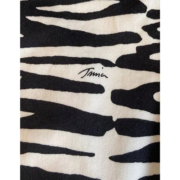 Banana Republic x Trina Turk Summer 2012 Zebra Print Pencil Skirt Lined ~ Size 8 - Picture 11 of 16
